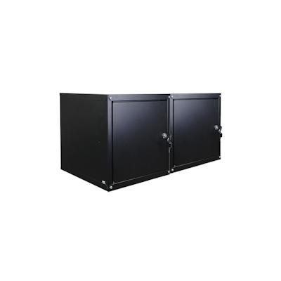 PROREGAL Mega Deal 2x Schließfachwürfel Cubic, HxBxT 35x35x35cm, Schwarz, Spind Spindschrank Schließfachschrank Schließfachgarderobe Metall Image