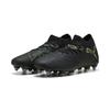 Fußballschuh PUMA "FUTURE 8 MATCH MxSG Fußballschuhe Erwachsene", Gr. 47, schwarz fizzy light grün terrain gelb, Obermaterial: Textil, Synthetik; Futter: Textil, Synthetik; Innensohle: Textil; Laufsohle: Synthetik, Schuhe