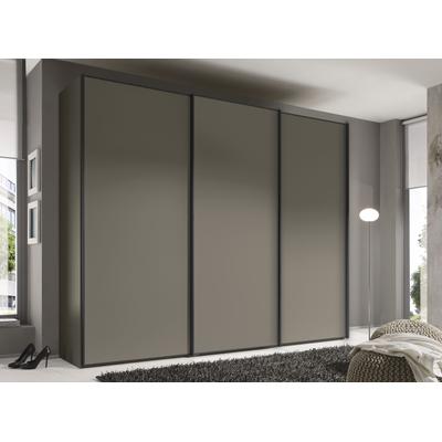 Schwebetürenschrank STAUD "Sinfonie Plus, edles Design in hochwertiger Qualität, Made in Germany", braun (mocca), B:280cm H:222cm T:68cm, Holzwerkstoff, Schränke, Mit vier verschiedenen Ausstattungsvarianten Image