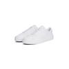 Sneaker TOMMY HILFIGER "PREMIUM DRESS CUPSOLE LTH", Herren, Gr. 45, weiß, Nappaleder, sportlich, Schuhe, Freizeitschuh, Halbschuh, Schnürer mit Flaggen-Emblem an der Ferse