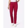 Schlupfhose CASUAL LOOKS, Damen, Gr. 19, Kurzgrößen, rot, 65% Baumwolle, 33% Polyester, 2% Elasthan, unifarben, lang, Hosen