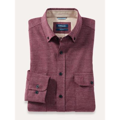 Walbusch Herren Soft-Cord Hemdjacke Rot Image