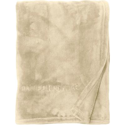 Wohndecke DANIEL HECHTER "0238000", grau (kitt), B:150cm L:200cm, Wohndecken, Angorina Wohndecke hautsympathisch und kuschel weich Image