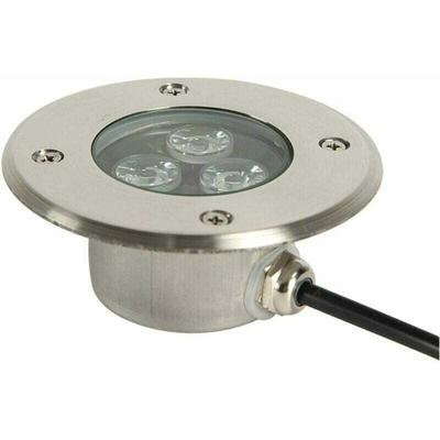 LED-Einbaustrahler für Außenterrasse, sehr dünner 3-W-LED-Einbaustrahler für den Außenbereich, Image