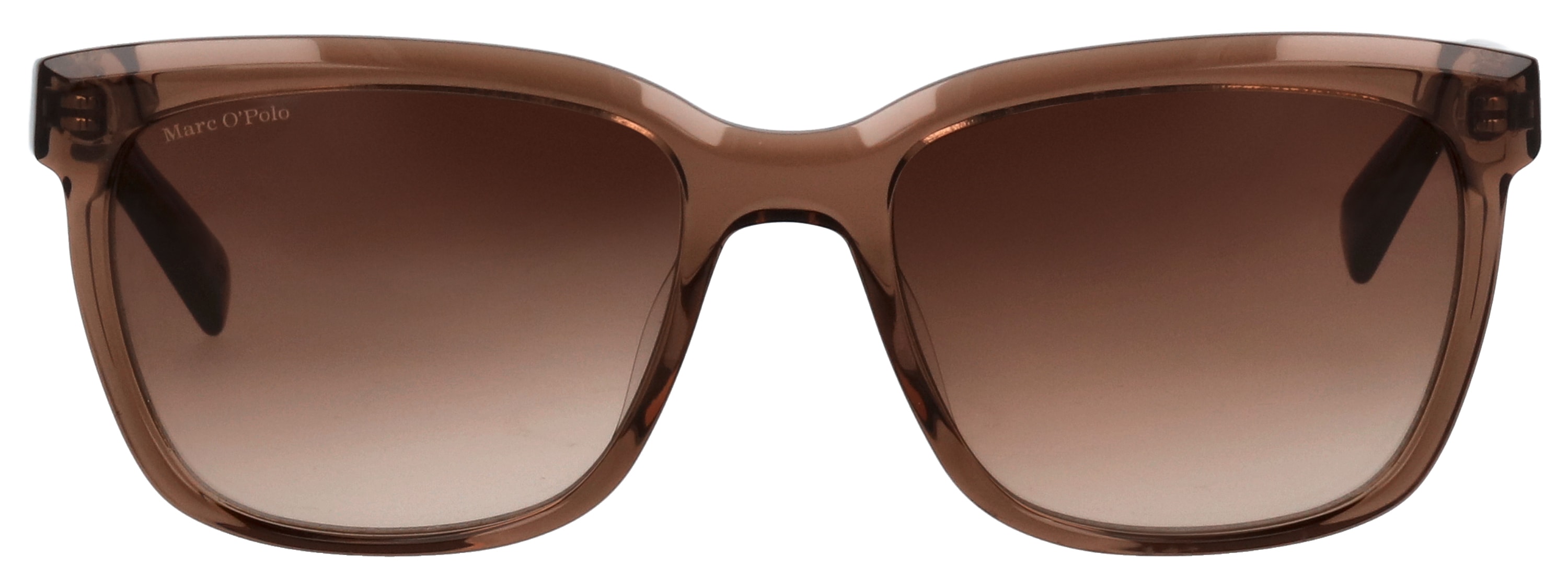 Sonnenbrille MARC O'POLO "Marc O'Polo EYEWEAR Sonnenbrille", Damen, Gr. onesize, transparent (braun transparent), Sonnenbrillen Image