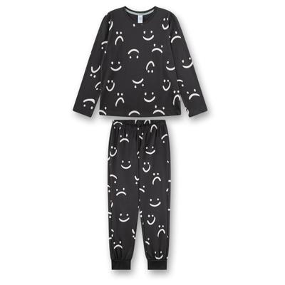 Sanetta - Kid's Pyjama Long AOP 245975 - Schlafanzug Gr 128 grau Image