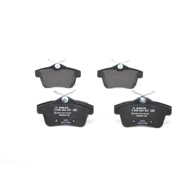 BOSCH Bremsbelagsatz PEUGEOT,CITROËN,DS 0 986 494 437 E990R018712734,1608520680,1608681680 1616872780,425444,BP1359,1623180880,425435,425446 Image