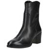 Stiefelette MARCO TOZZI "Marco Tozzi Stiefelette Leder", Damen, Gr. 39, schwarz, Leder, casual, Schuhe