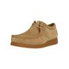 Schnürschuh CLARKS "Wallabee", Herren, Gr. 47, beige, casual, Schuhe, mit charakteristischer Kieselkrepp-Sohle