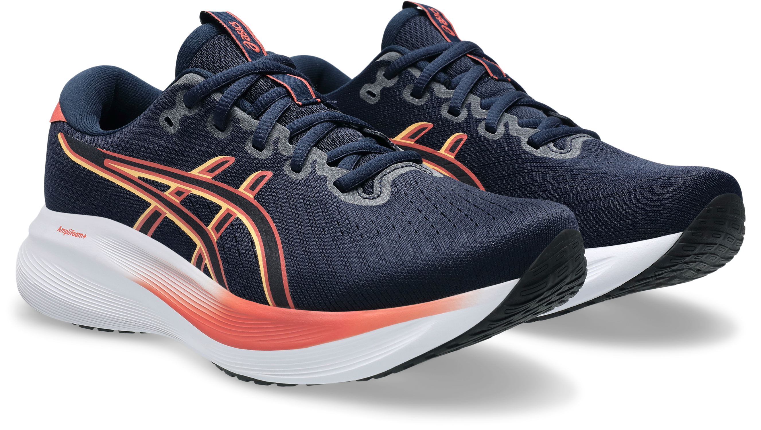 Laufschuh ASICS "GEL-EXCITE 11", Gr. 39, rosa (midnight, schwarz pink clay), Textil, Sportlich, Schuhe