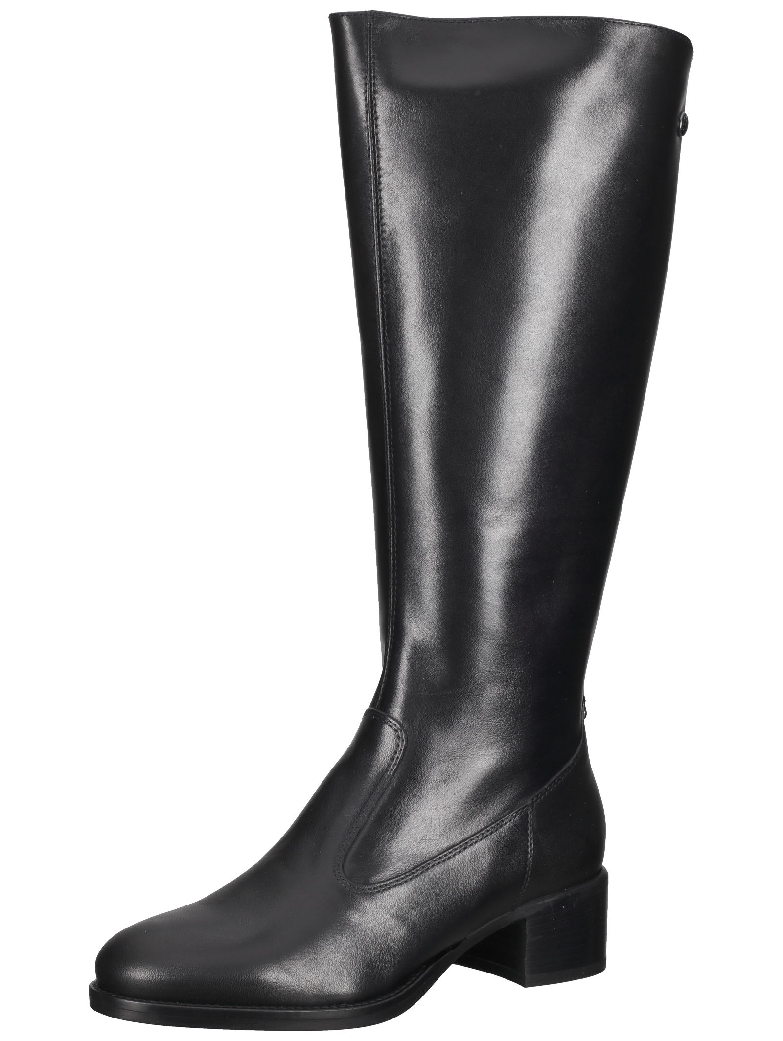 Stiefel NERO GIARDINI "Nero Giardini Stiefel Leder/Textil", Damen, Gr. 35, schwarz, Leder, Textil, Schuhe Stiefel