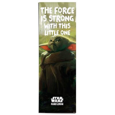 Poster REINDERS "Star Wars - Grogu", grün (farbe bild(er): grün), B:53cm H:158cm T:0,1cm, Bilder Image