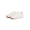 Sneaker TOMMY HILFIGER "HERITAGE FASHION RUNNER MIX MAT", Damen, Gr. 38, weiß, Nappaleder, sportlich, Schuhe, Freizeitschuh, Halbschuh, Schnürer mit seitlichem Logoschriftzug