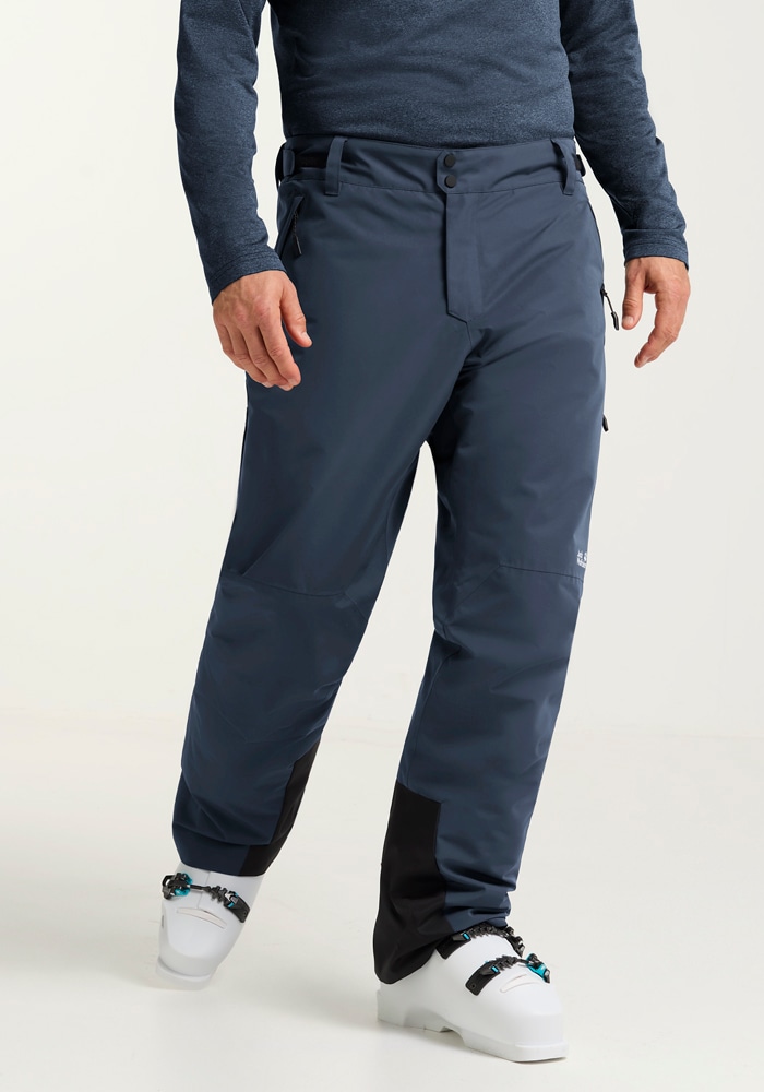 Skihose JACK WOLFSKIN "FLOWLINE 2L INS PANTS M", Herren, Gr. L52, Normalgrößen, blau (midnightsky), Oberstoff: 100% POLYESTER; Füllung 1: 100% POLYESTER; Futter 1: 100% POLYESTER, Hosen Image