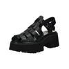 Riemchensandale DOLCE VITA "Dolce Vita Sandalen Leder", Damen, Gr. 39, schwarz, Leder, casual, Schuhe