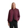 Outdoorjacke MARC O'POLO "im Cape-Stil", Damen, Gr. 36, rot (aubergine rot), Obermaterial: 100% Polyester; Füllung: 100% Nicht verfügbar; Futter: 100% Nicht verfügbar, unifarben, casual, regular fit, Langarm Rippbündchen, Jacken