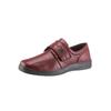 Klettschuh AIRSOFT, Herren, Gr. 46, rot (bordeaux), Glattleder, sportlich, Schuhe