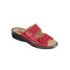 Pantolette FRANKEN-SCHUHE, Damen, Gr. 37, rot, Glattleder, sportlich, Schuhe