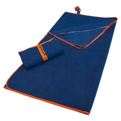 dyckhoff Mikrofaser Handtuch mit Reißverschluss 80x180,0 cm blau Image