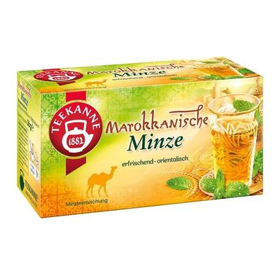 TEEKANNE Minztee Marokkanische Minze 20 Stück Tassenportion Papierkuvert grün Image