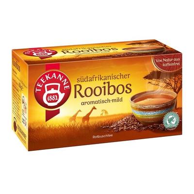 TEEKANNE Rotbuschtee Südafrikanischer Rooibos 20 Stück Tassenportion Papierkuvert Image