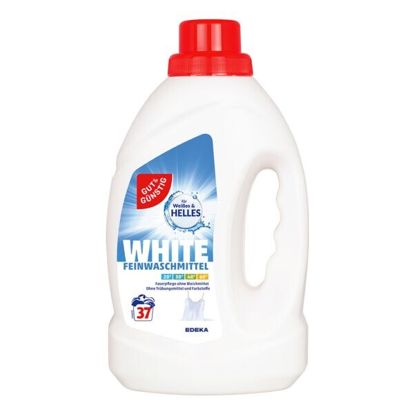 Gut & Günstig Feinwaschmittel »White« 37 WL 1.5l weiß Image