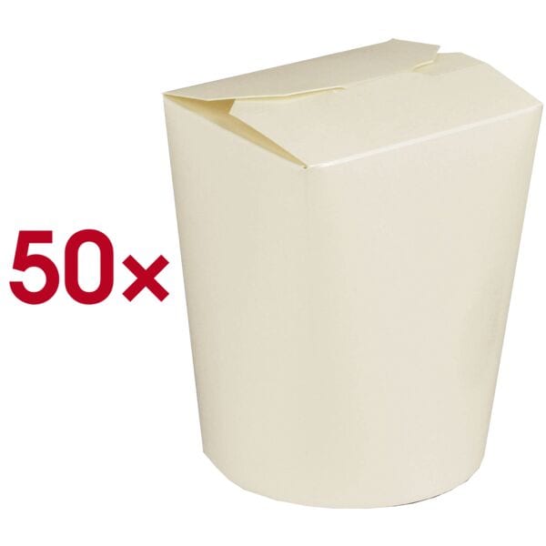 STARPAK Snackboxen 0.55 L To Go 50 Stück weiß, 7.5x10x8.5 cm Image