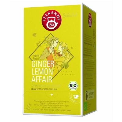 TEEKANNE Ingwertee Ginger Lemon Affair 25 Stück Tassenportion Papierkuvert Image