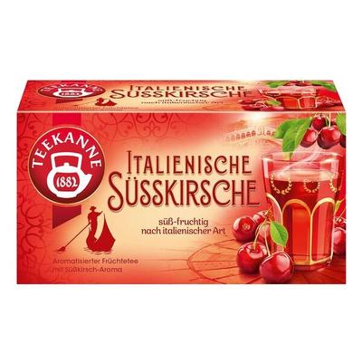 TEEKANNE Früchtetee Italienische Süßkirsche 20 Stück Tassenportion Papierkuvert Image
