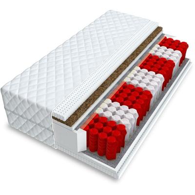 Matratze 140x200 Multipocket Taschenfederkern maestro 9 Zonen H3 H5 23 cm Latex Kokos Image