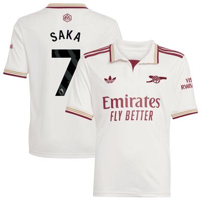 FC Arsenal adidas 2025-26 Ausweichtrikot - Kinder mit Aufdruck Saka 7 Image