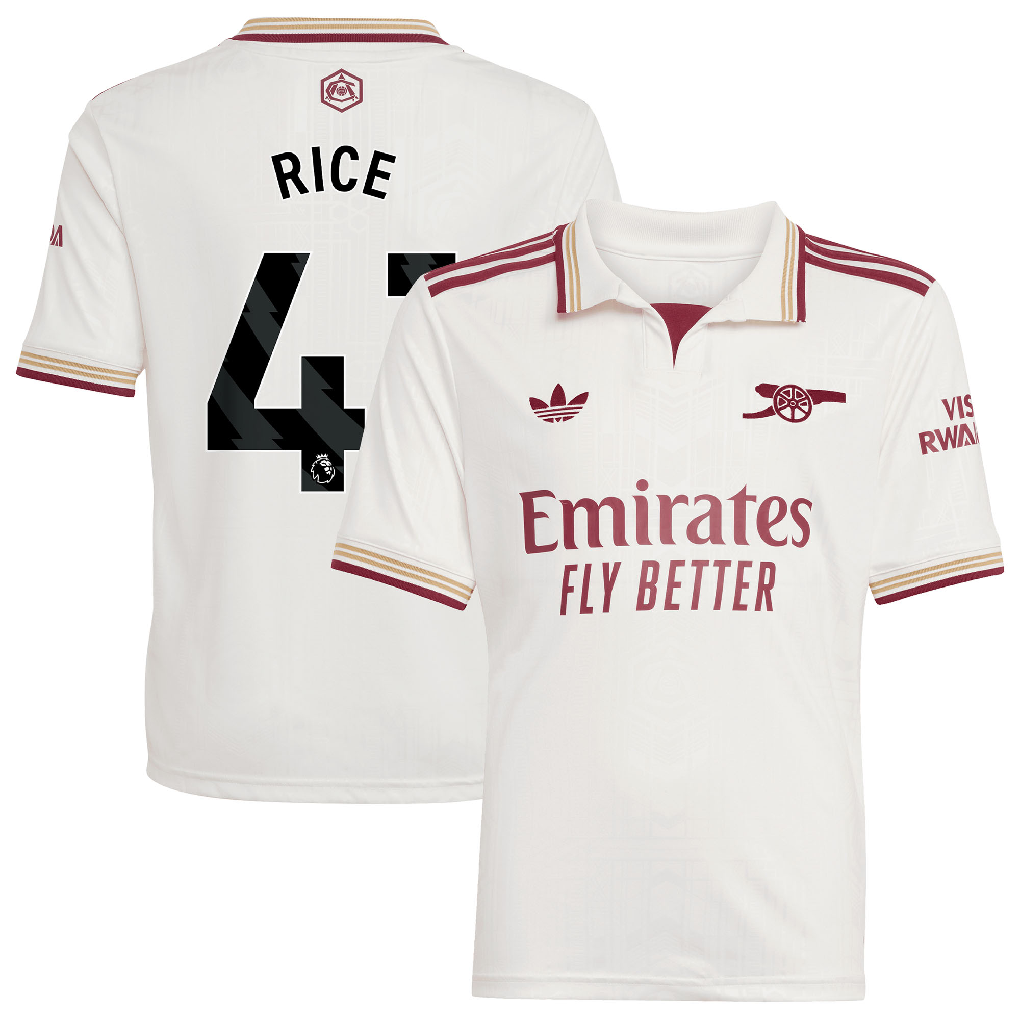 FC Arsenal adidas 2025-26 Ausweichtrikot - Kinder mit Aufdruck Rice 41 Image
