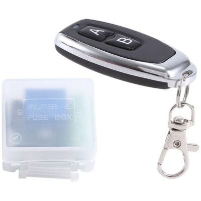 Dc 12V Einkanal-Relaismodul Universal Wireless Switch Receiver + 2 ch Fernbedienung Image