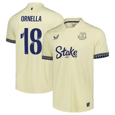 Everton Castore WSL Auswärtstrikot 2025-26 mit Aufdruck Ornella 18 Image