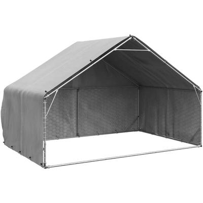 Outdoor-Hundezwinger mit Abdeckung 3x2x1,9 m Verzinkter Stahl - Vidaxl Image