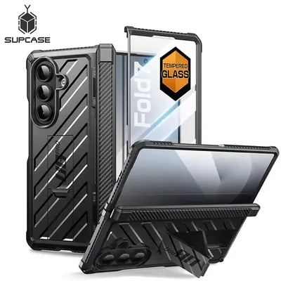 SUPCASE For Samsung Galaxy Z Fold 7 Case UB Pro Full Shockproof Heavy Duty Rugged Phone Case with Built-in Screen Protector