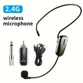 Jyx Cuffie con microfono wireless Cuffie wireless Uhf e microfono portatile 2 in 1 con display digitale a LED Microfono con portata di 165 metri