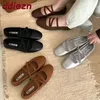 2025 neue Schuhe Flache Frauen Ballerinas Tanz Schuhe Slip Auf Weibliche Weiche Mode Runde Kappe Damen Mary Janes Wohnungen Schuhe