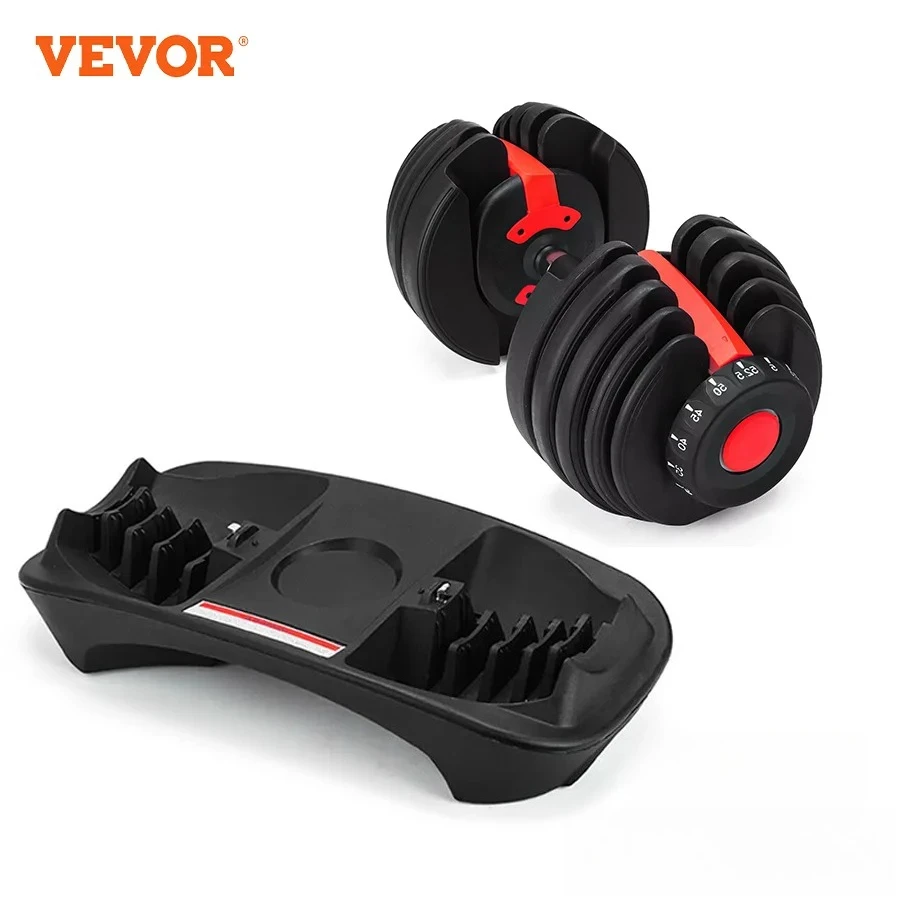 VEVOR 24 kg verstellbares Hantelset 2,5–24 kg Gewichtskrafttraining Fitnesstraining GYM Heimgeräte für Übungen