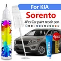 Penna per riparazione vernice auto per Kia Sorento 2009-2025 Accessori per riparazione graffi vernice 4 pezzi Nero bianco GWP Nero EB Grigio KDG Blu DU2