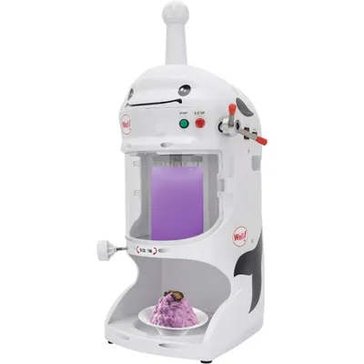 Commercial Electric Ice Shaver Snow Cone Maker Machine Premium Shaved Ice Machine for Milk Tea Shop, Coffee Shop, Home