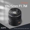 YongNuo YN25mm F1.7M 25mm F1.7 Obiettivo per fotocamere Obiettivo con messa a fuoco automatica per M4/3 Panasonic Olympus G95 GF9 GX9 Mount Camera