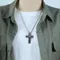 Cross Necklace With Secret Compartment necklace With Old Cross Pendan gothic Punk Hip Hop Thanos Pendant Necklace Jewelry Men
