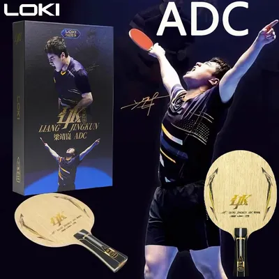 LOKI Tischtennisschläger LIANG JINGKUN ADC Tischtennisschläger 7-lagige innere Kohlefaser Professioneller Ping-Pong-Paddelschläger Image