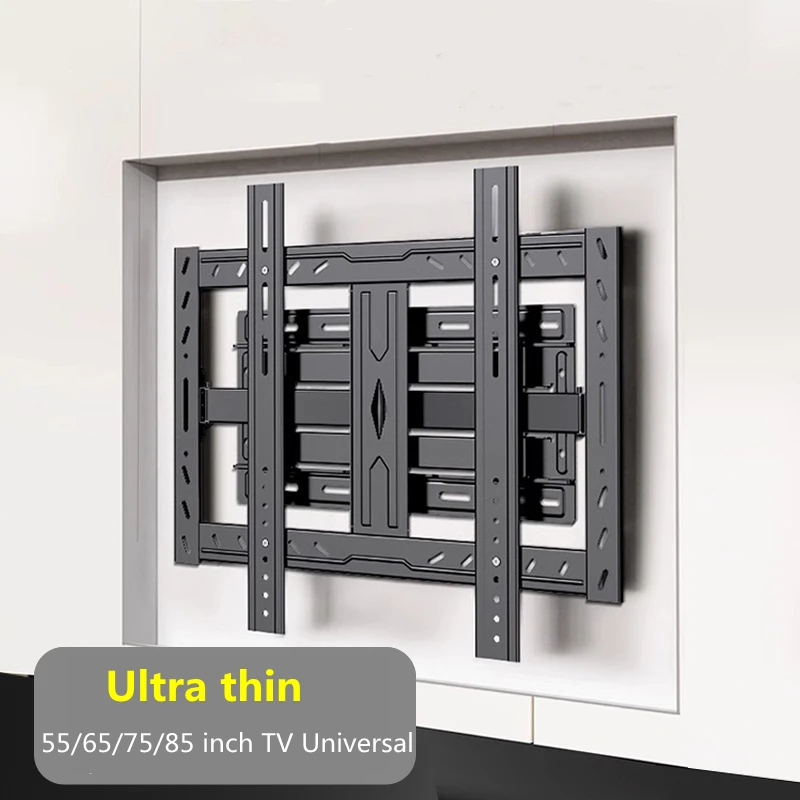 Full Motion TV-Wandhalterung für 32-80-Zoll-Bildschirme – robuster Gelenkarm mit 80 kg max. VESA 650 x 600 mm, passend für LED-LCD-OLED