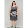 Alba Moda Damen Kleid, Gr. 48, mehrfarbig, Elasthan, Viskose