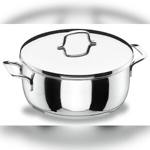 LACOR Stielkasserolle mit Deckel GOURMET Stahl 18/10 26 cm 4,5 L 90026 Image
