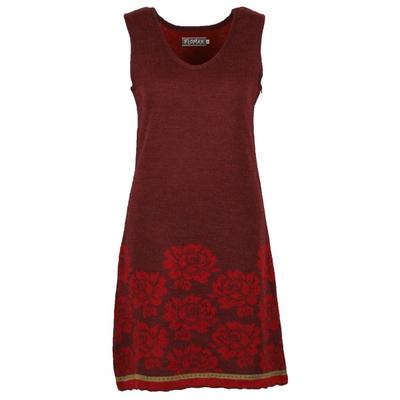 Flomax - Women's Trägerkleid Weit Mary - Kleid Gr XXL burgunder / mohnrot Image