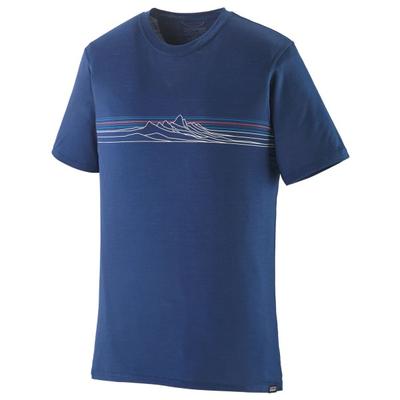 Patagonia - Cap Cool Merino Graphic Shirt - Merinoshirt Gr XXL blau Image