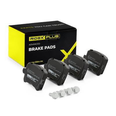 RIDEX PLUS Bremsbelagsatz VW,AUDI,SKODA 402B0642P 3C0698451F,4F0698451D,JZW698451D 1K0698451G,1K0698451,4F0698451A,4F0698451E,8E0698451J,8E0698451M Image